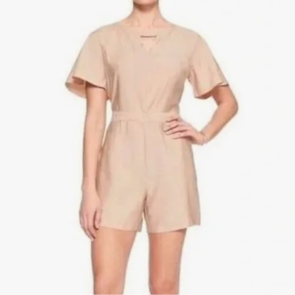Banana Republic Pants - Banana Republic Tan Shorts Romper